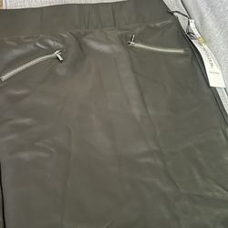 Leather Skirt 