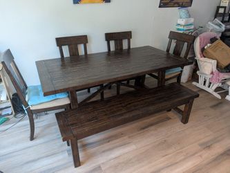 Dining Table 78"L x 40"W x 30" T