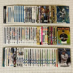Miami Marlins 100 Card Baseball Lot!