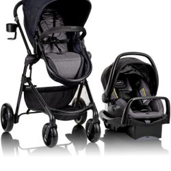 Pivot Modular Travel System with LiteMax Infant Car Seat (Casual Gray)