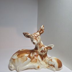 G. Green Black Hills Clay Deer Figurine - Deadwood