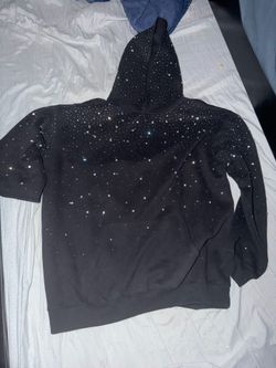 Wearvybes galaxy rhinestone hoodie