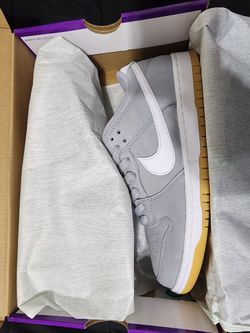 Nike SB Dunk Low Pro Iso Wolf Grey Size 10.5 Men