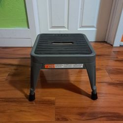 Step Stool Black and Grey 