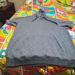 Mens Adidas Short Sleeveless Hoodie Size 2XL 