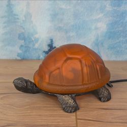 Vintage Turtle Accent Table Lamp