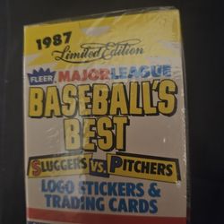 1987 Fleer Limited Edition " BASEBALL'S BEST " complete 44 card set