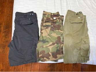 Mens American eagle cargo shorts
