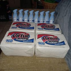 8 Febreze Air Linen And Sky And 160 CT Naplkins 