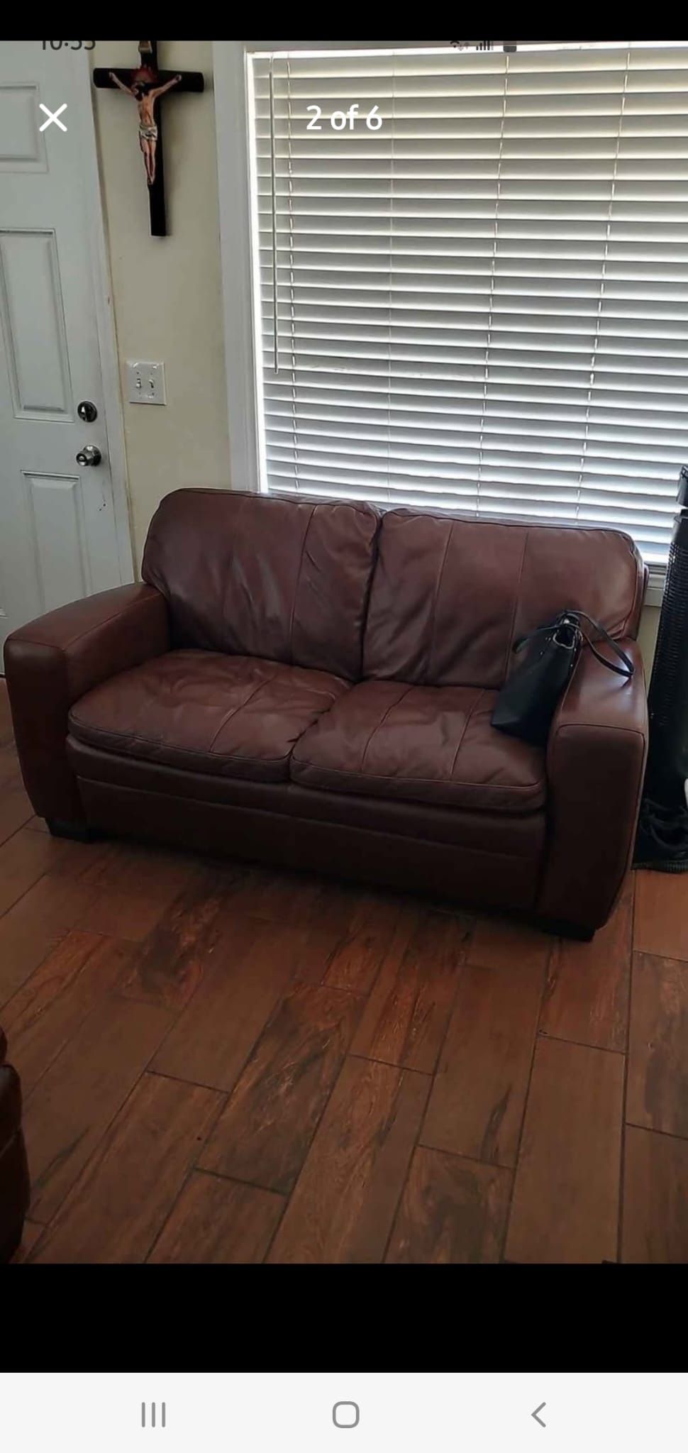 Leather Living Room Set