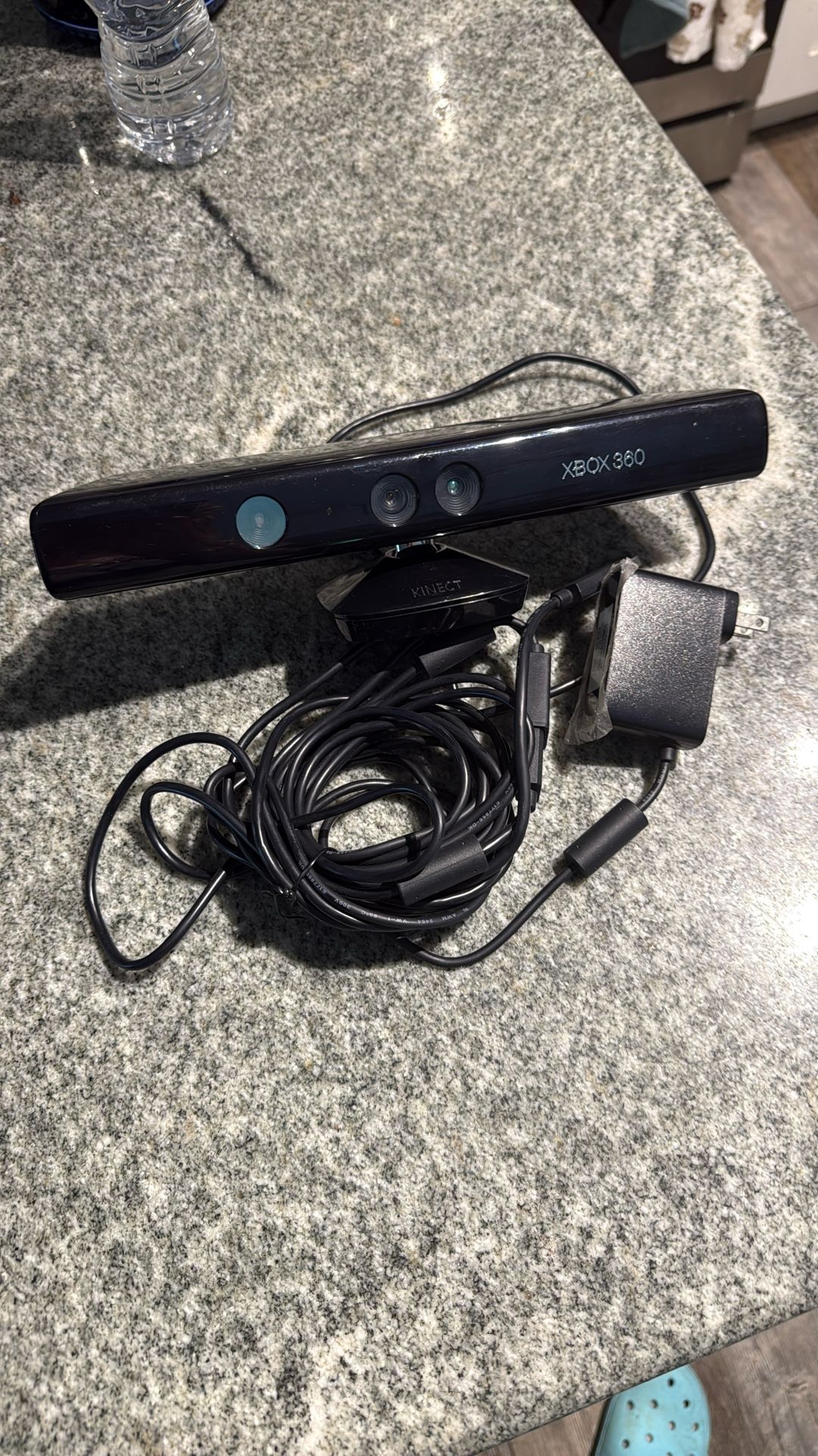 Xbox 360 Kinect With The Connection Cord