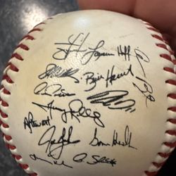 Reading Phillies Autographed Ball 