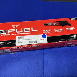 MILWAUKEE M12 FUEL 12V Brushless Cordless High Speed 1/4" Ratchet