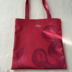 Red Vegan Tote Bag From Martell 3 Rings