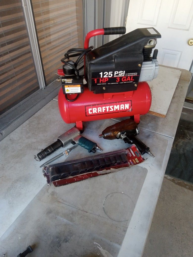 Home compressor and tools