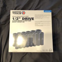 1/2" Drive 14 Piece Socket Set