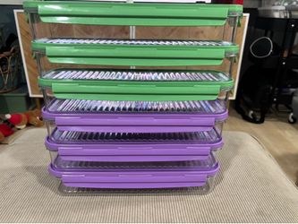 LockNLock 6 Piece Tritan Food Storage Containers