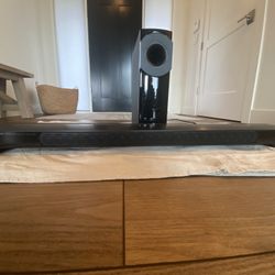 Yamaha Sound Bar And Subwoofer