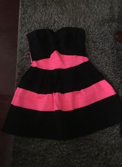 Strapless dress