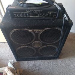 Behringer Ultrabass Head And Cabinet 
