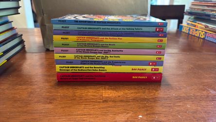 Captain Underpants books 1-10 soft cover