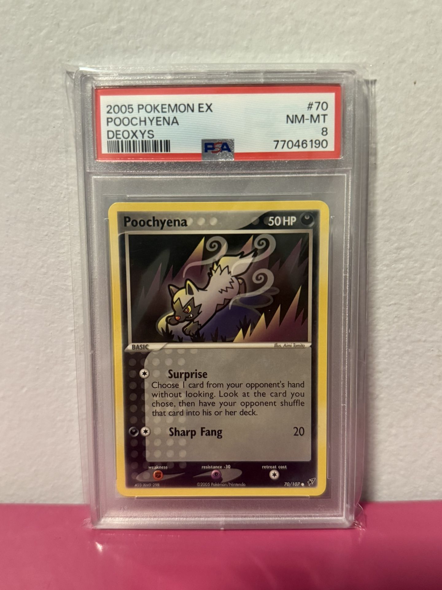 PSA 8 Poochyena #70