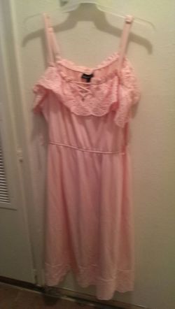 Lane Bryant Pink sundress cold shoulder size 18/20