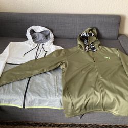 Exertion And Puma Hoodies