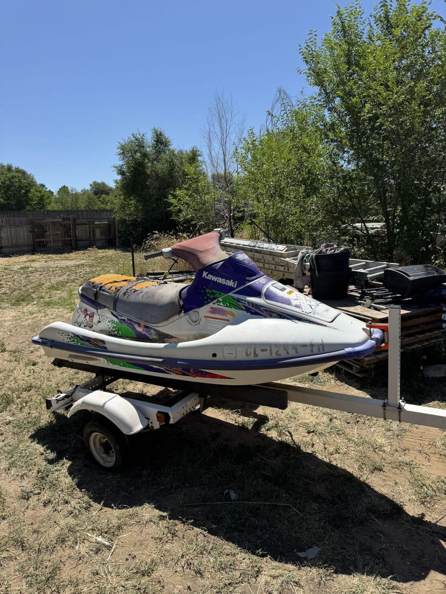 Jet Ski And Trailer 