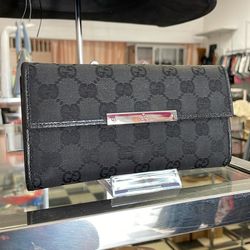 Gucci Canvas Long Wallet