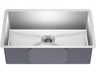 New 30x18x10  Undermount Single Bowl 16 Gauge Stainless Steel Kitchen Sink