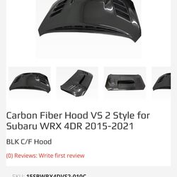 Sti Carbon Fiber Hood