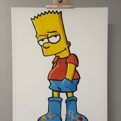 Bart Simpson Wearing Croc Boots 