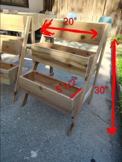 Cedar 3 tier planter box