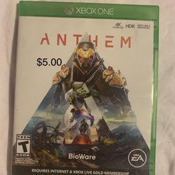 Anthem Xbox One Game