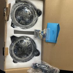 WOLUEN 9inch LED Headlights Jeep JL Gladiator JT DRL Turn Signal 2018-2023+ 
