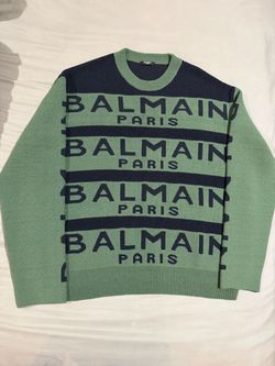 Balmain Paris Logo Knit Sweater