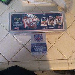Sealed 1991 Uper Deck Football Cards And Superbowl 25 Commerivtaive Set 