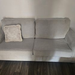 Modern Beige Sofa – Great Condition
