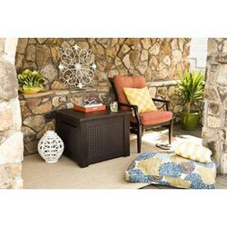 Rubbermaid table, bench, and storage