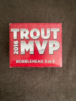Mike Trout 2016 MVP Bobblehead 3 of 3