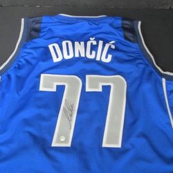 Signed Luka Doncic Custom Size XL