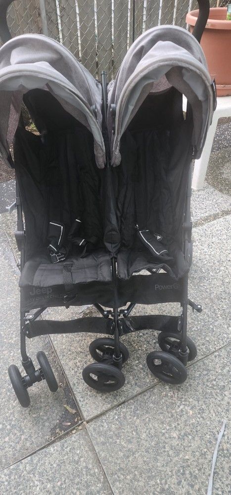 Power Glyde Double Stroller 