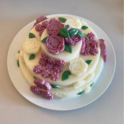 Wedding Cake Candle 