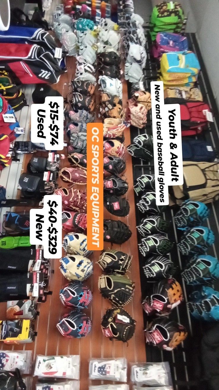 Baseball Gloves At OC SPORTS EQUIPMENT