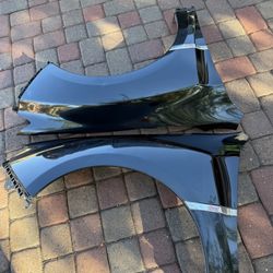 Subaru WRX STi front fenders 08-14 widebody black body panels 