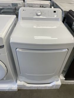 LG Gas Dryer In White
