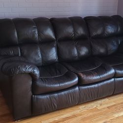 Leather Couch And Love Seat