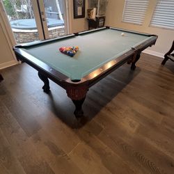 Olhausen 8’ Blackhawk Pool Table 