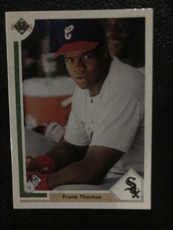 ‘91 Fleer Rookie Card, Frank Thomas, Mint